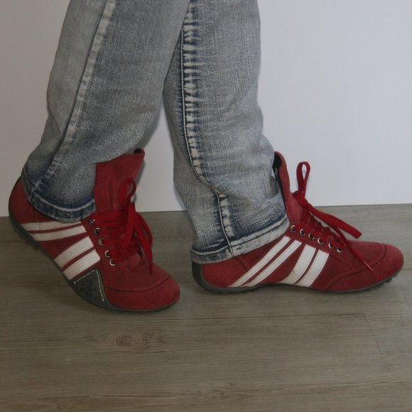 Cream Soda Suede Hi Top Sneakers - Picture 1 of 3